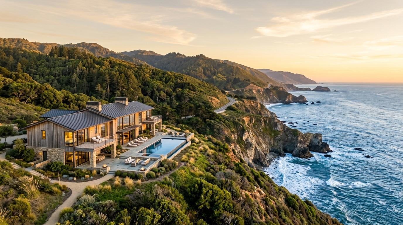 Homebuyers reviewing plans in a California neighborhood of homes for sale